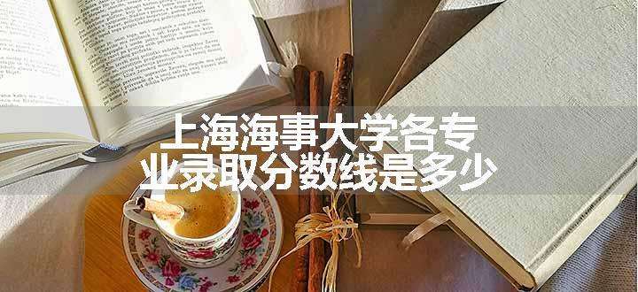 上海海事大学各专业录取分数线是多少