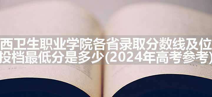 皖西卫生职业学院各省录取分数线及位次 投档最低分是多少(2024年高考参考)