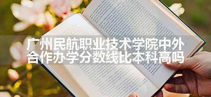 广州民航职业技术学院中外合作办学分数线比本科高吗