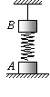 .如图所示，轻质弹簧连接A、B两物体，A放在水平地面上，B的上端通过细线挂在天花板上；已知A的重力为8N...