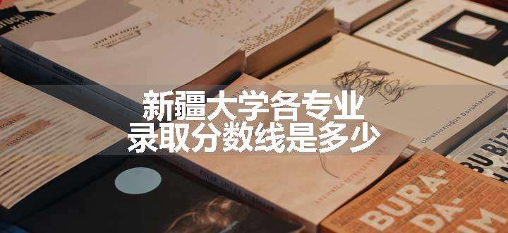 新疆大学各专业录取分数线是多少