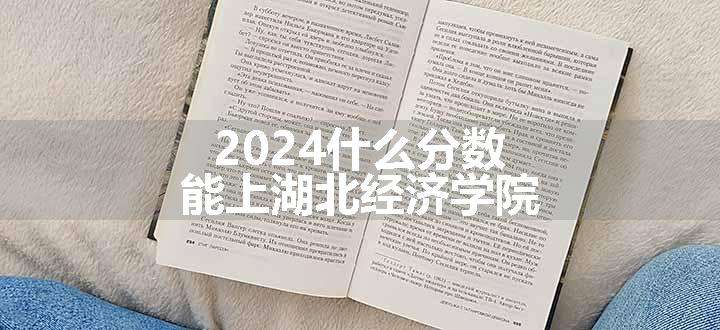 2024什么分数能上湖北经济学院