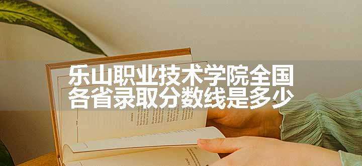 乐山职业技术学院全国各省录取分数线是多少