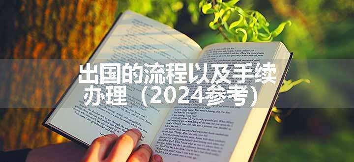 出国的流程以及手续办理（2024参考）