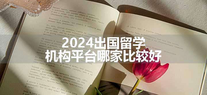 2024出国留学机构平台哪家比较好