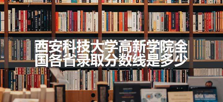 西安科技大学高新学院全国各省录取分数线是多少