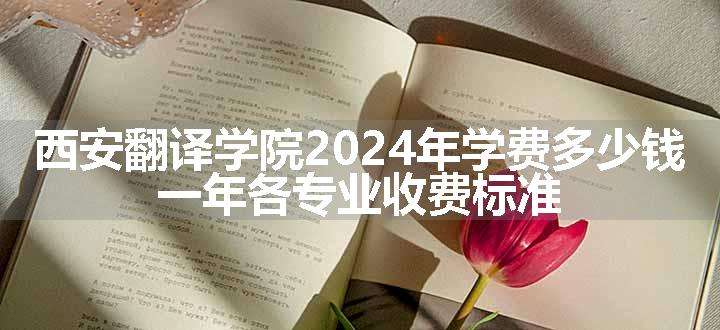 西安翻译学院2024年学费多少钱 一年各专业收费标准