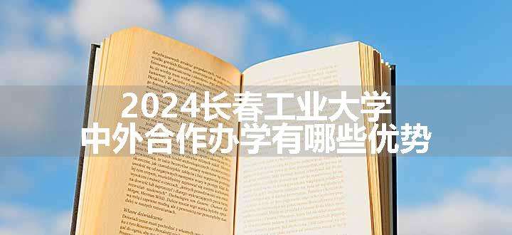 2024长春工业大学中外合作办学有哪些优势