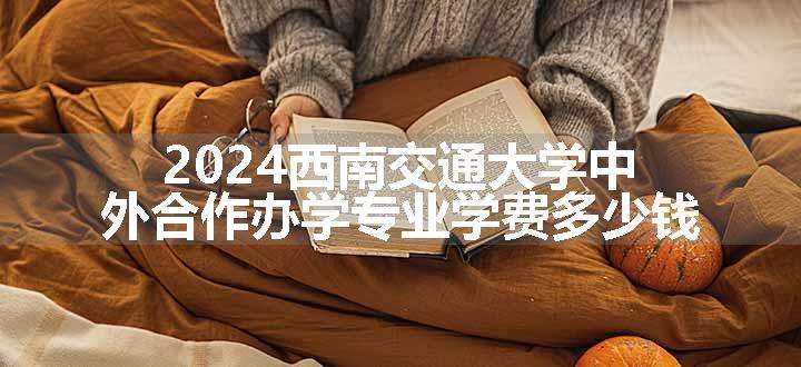 2024西南交通大学中外合作办学专业学费多少钱