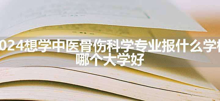 2024想学中医骨伤科学专业报什么学校 哪个大学好