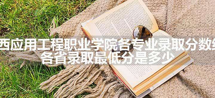 2024江西应用工程职业学院各专业录取分数线及位次 各省录取最低分是多少