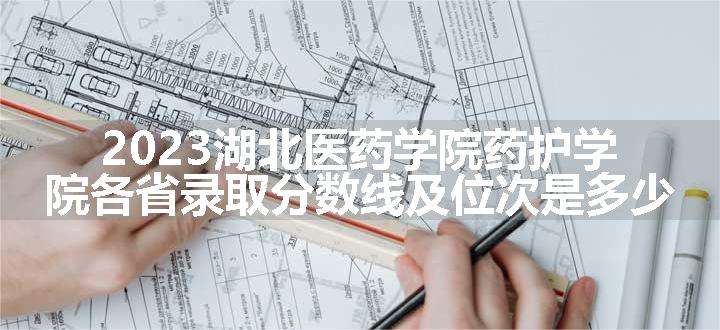 2023湖北医药学院药护学院各省录取分数线及位次是多少