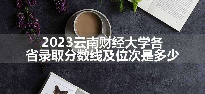 2023云南财经大学各省录取分数线及位次是多少