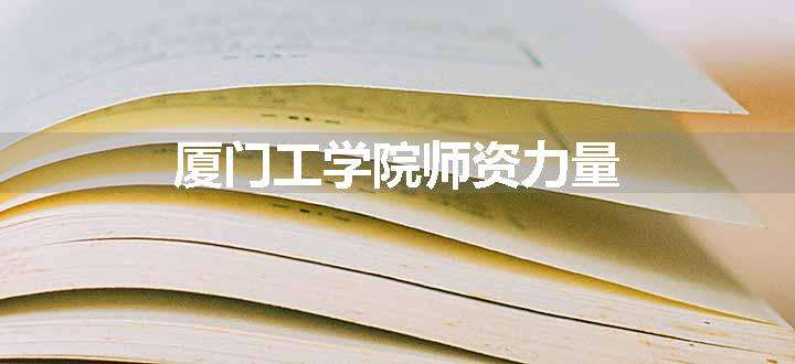 厦门工学院师资力量