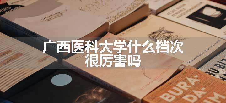 广西医科大学什么档次 很厉害吗