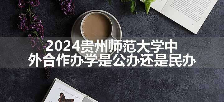 2024贵州师范大学中外合作办学是公办还是民办