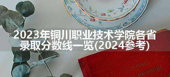 2023年铜川职业技术学院各省录取分数线一览(2024参考)