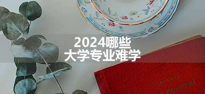 2024哪些大学专业难学