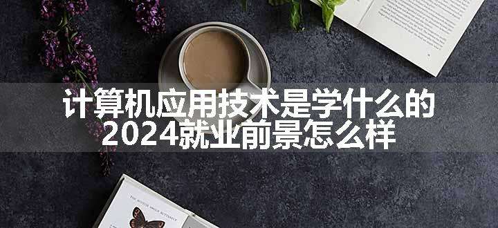 计算机应用技术是学什么的 2024就业前景怎么样