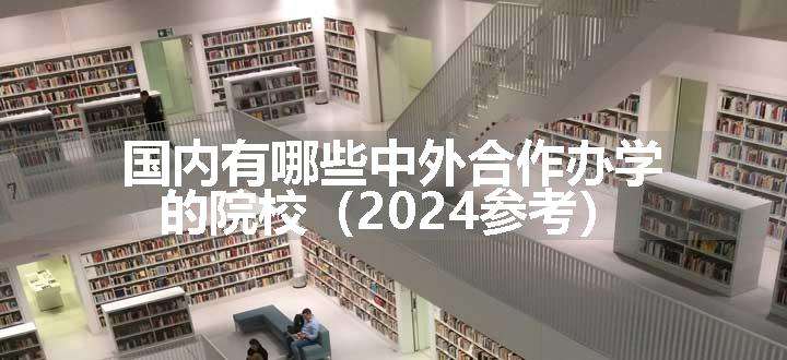 国内有哪些中外合作办学的院校（2024参考）