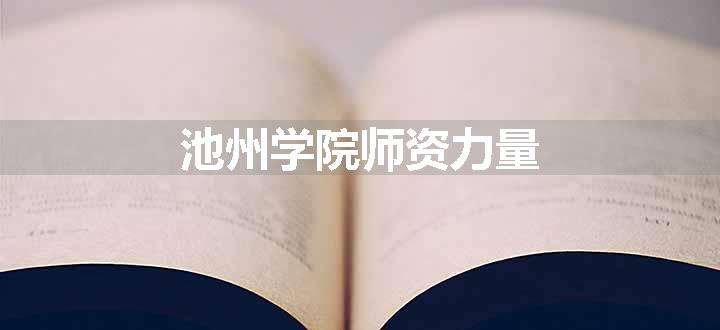 池州学院师资力量