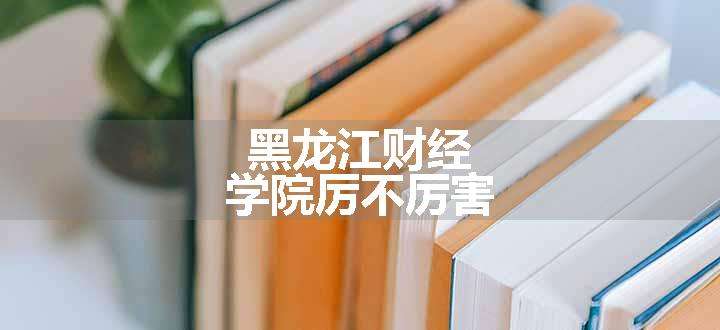 黑龙江财经学院厉不厉害