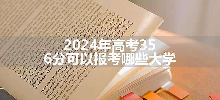 2024年高考356分可以报考哪些大学