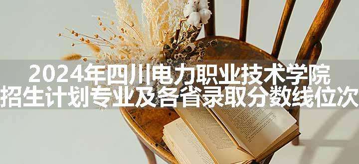 2024年四川电力职业技术学院招生计划专业及各省录取分数线位次