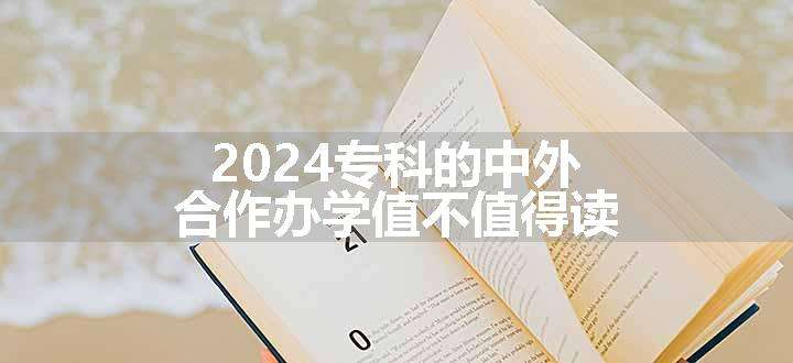 2024专科的中外合作办学值不值得读