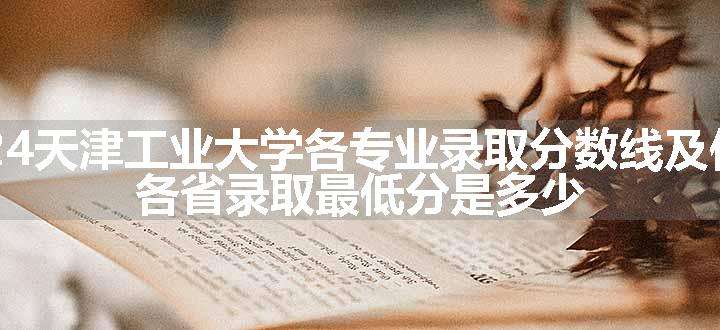 2024天津工业大学各专业录取分数线及位次 各省录取最低分是多少