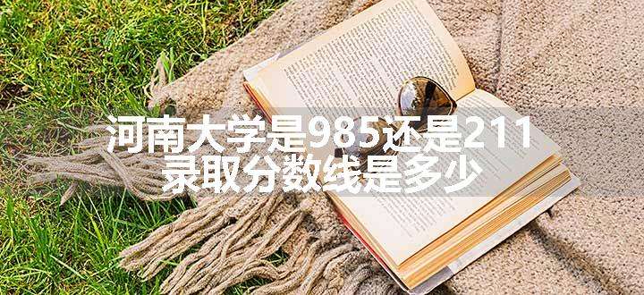 河南大学是985还是211 录取分数线是多少