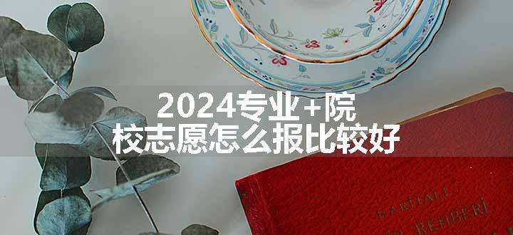 2024专业+院校志愿怎么报比较好