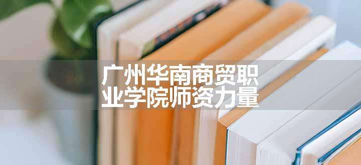 广州华南商贸职业学院师资力量