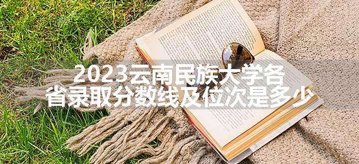 2023云南民族大学各省录取分数线及位次是多少