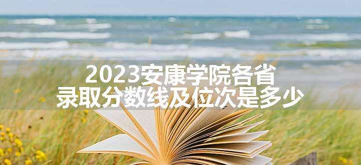 2023安康学院各省录取分数线及位次是多少