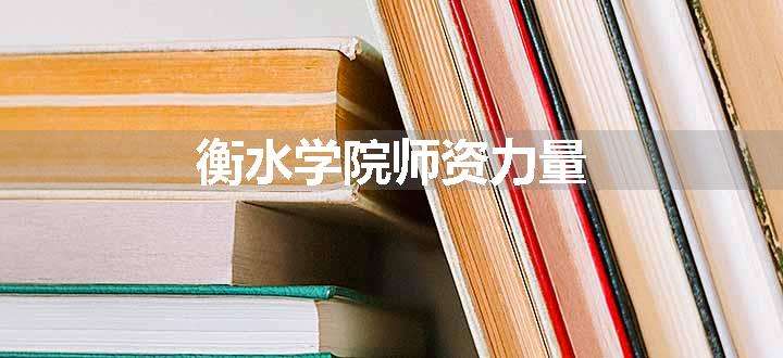 衡水学院师资力量