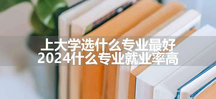 上大学选什么专业最好 2024什么专业就业率高