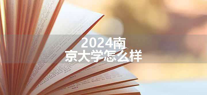 2024南京大学怎么样