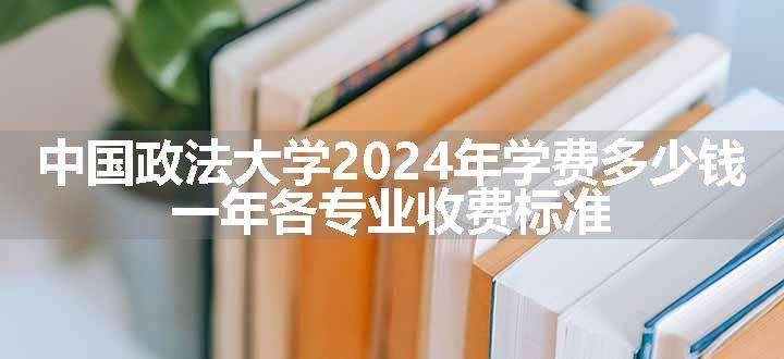 中国政法大学2024年学费多少钱 一年各专业收费标准