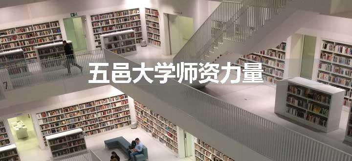 五邑大学师资力量