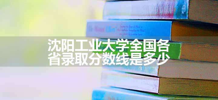 沈阳工业大学全国各省录取分数线是多少