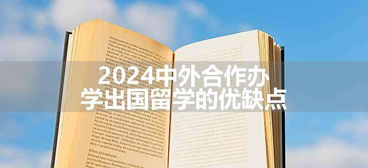 2024中外合作办学出国留学的优缺点