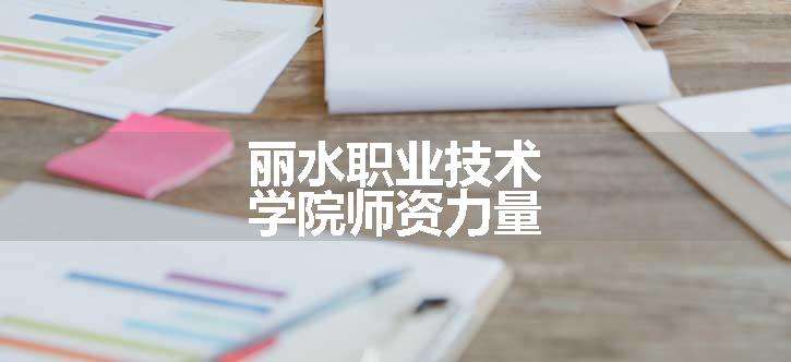 丽水职业技术学院师资力量