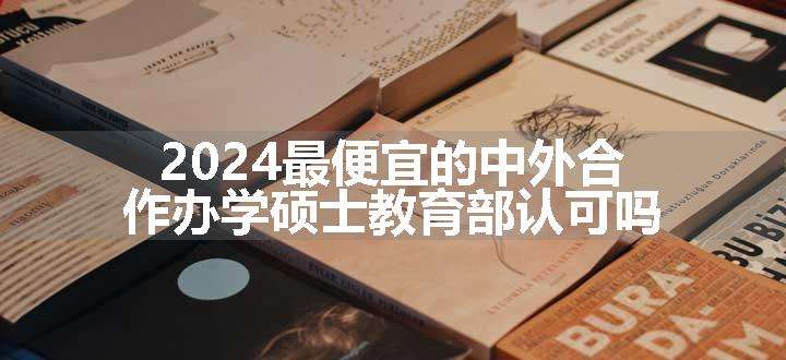 2024最便宜的中外合作办学硕士教育部认可吗
