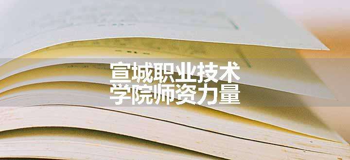 宣城职业技术学院师资力量