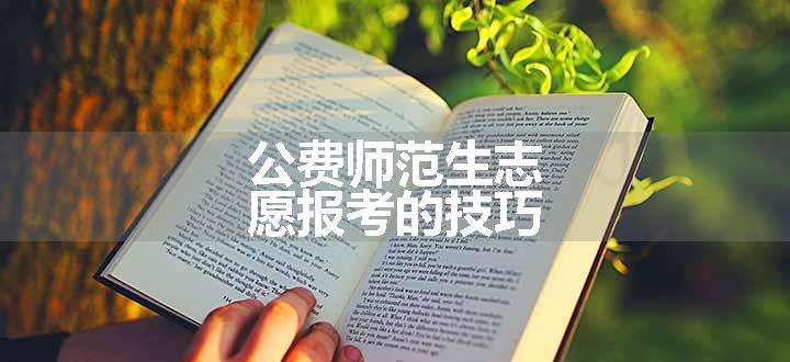 公费师范生志愿报考的技巧