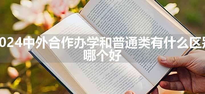 中外合作办学和普通类有什么区别