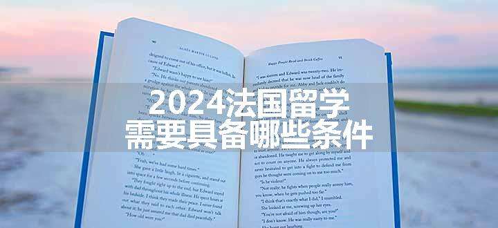 2024法国留学需要具备哪些条件