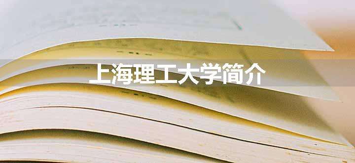 上海理工大学简介