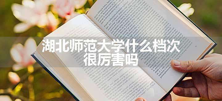 湖北师范大学什么档次 很厉害吗